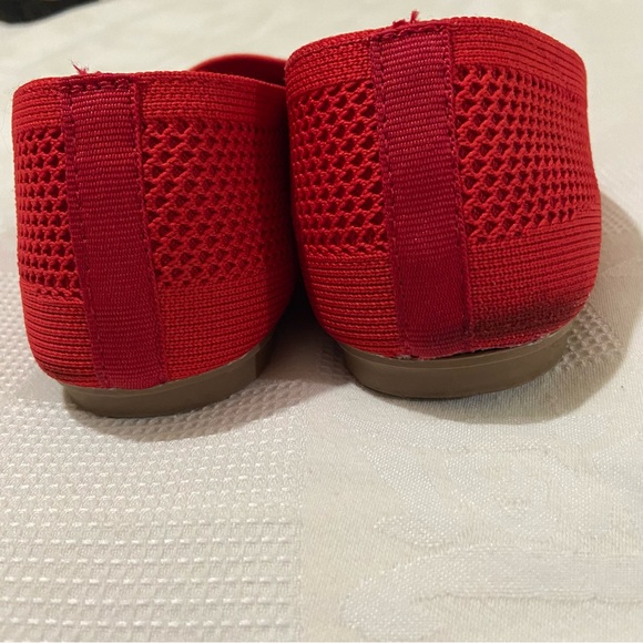 Time and True Bamba flats. Red. Memory foam soles. - Picture 3 of 5
